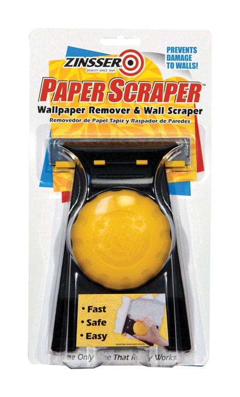 Zinsser 2986 Paper Scraper 4-1/2 in. W Steel Fixed Wallpaper Remover