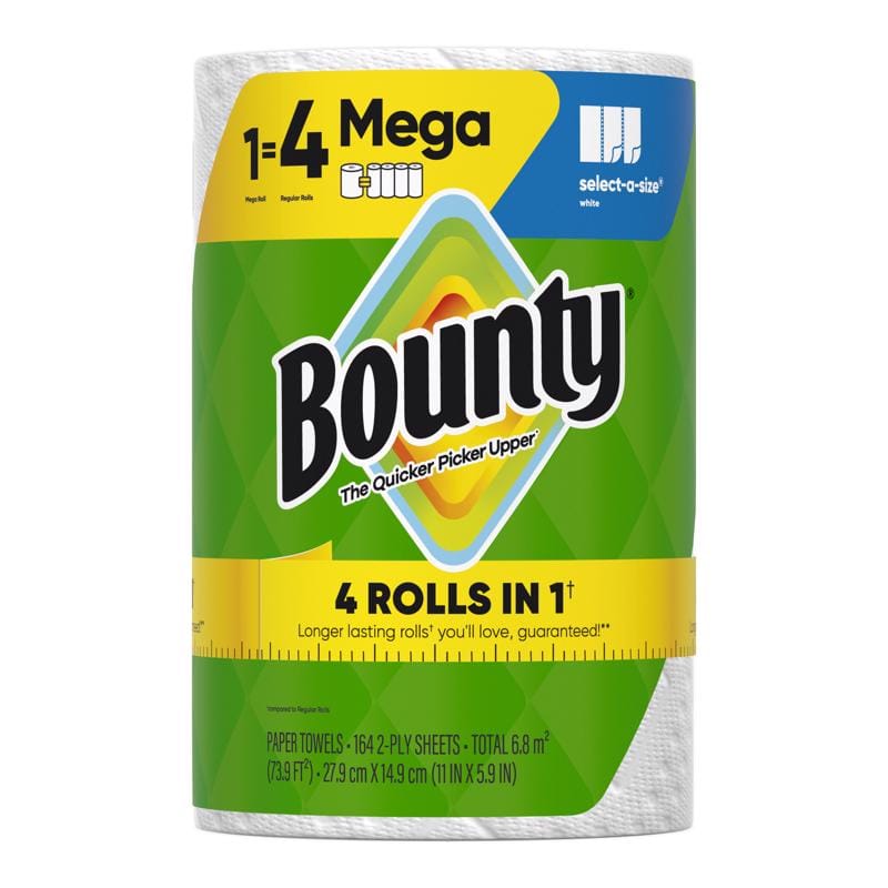 Bounty 80799900 Paper Towels 164 sheet 2 ply 1 pk