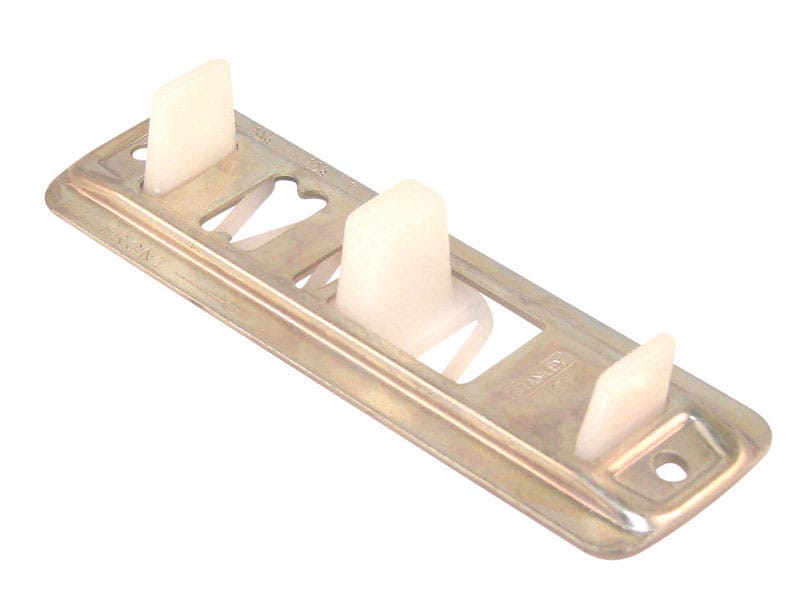 Barton Kramer 386C 4.62 in. L Mill Silver Metal Closet Door Guide 1 pk