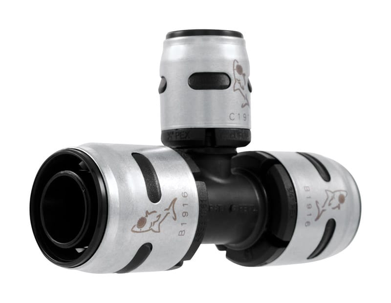 Sharkbite K444A EvoPEX 3/4 in. Push X 1/2 in. D Push Plastic Reducing Tee