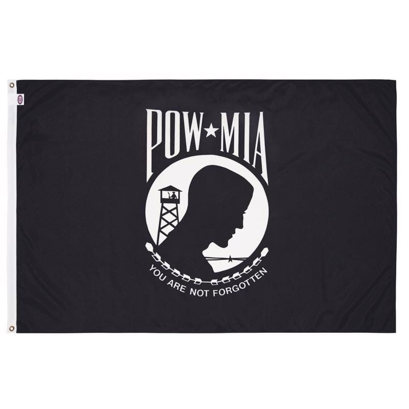 Valley Forge BTPOW3 POW-Mia Military Flag 3 ft. W X 5 ft. L
