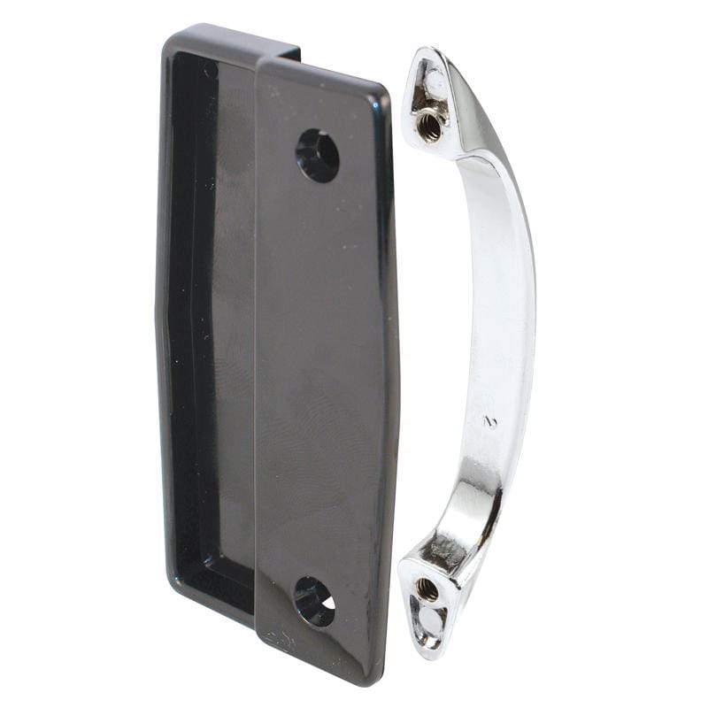Prime-Line A 112 1.875 in. L Black Plastic Sliding Door Edge Pull