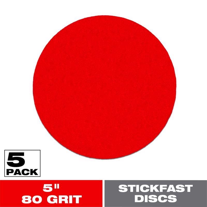 Diablo DCD050080P05G StickFast 5 in. Ceramic Blend Adhesive Sanding Disc 80 Grit Coarse 5 pk