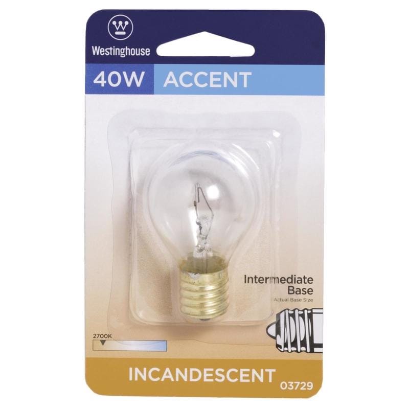 Westinghouse 0372900 40 W S11 Specialty Incandescent Bulb E17 (Intermediate) Warm White 1 pk