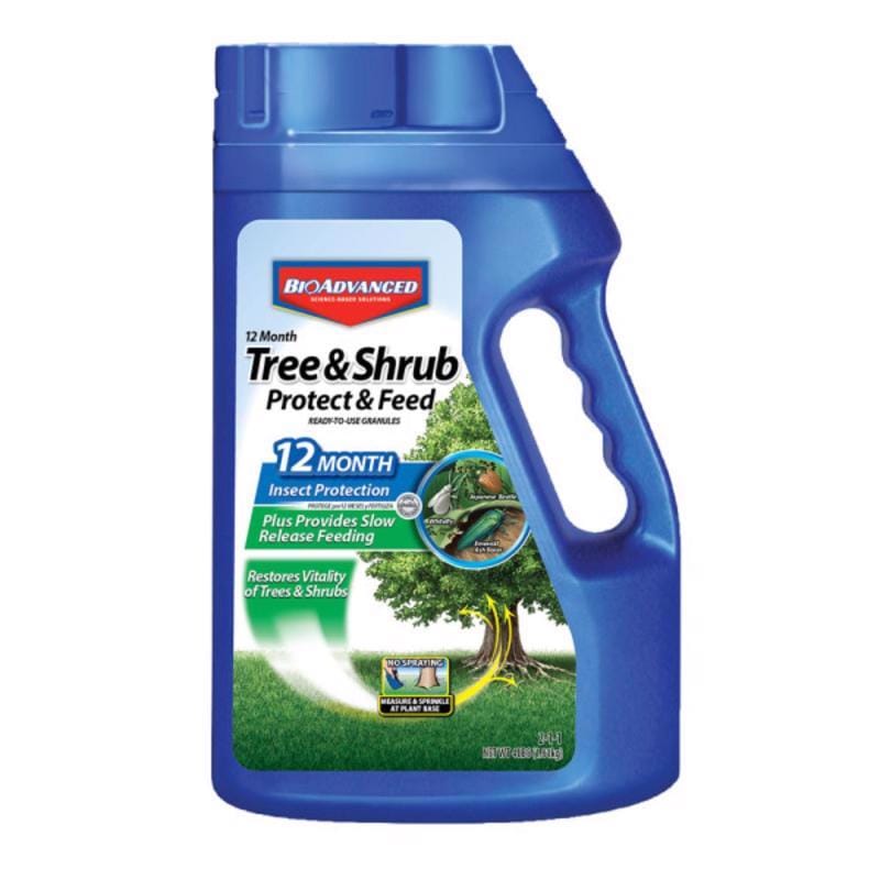 BioAdvanced 701900B 12 Month Tree and Shrub Protect & Feed Granules 4 lb