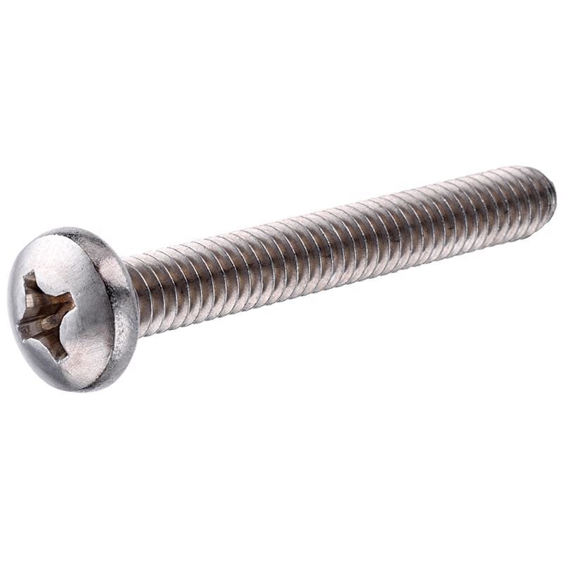 Hillman 828546 No. 10-32 Ga. X 2 in. L Phillips Pan Head Stainless Steel Machine Screws 1 pk