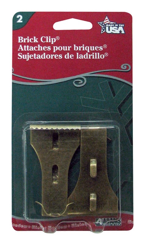 Adams 258269 2.75 in. Brick Clips 2 pk