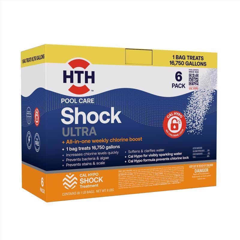 HTH 52040B Pool Care Granule Shock Treatment 6 lb