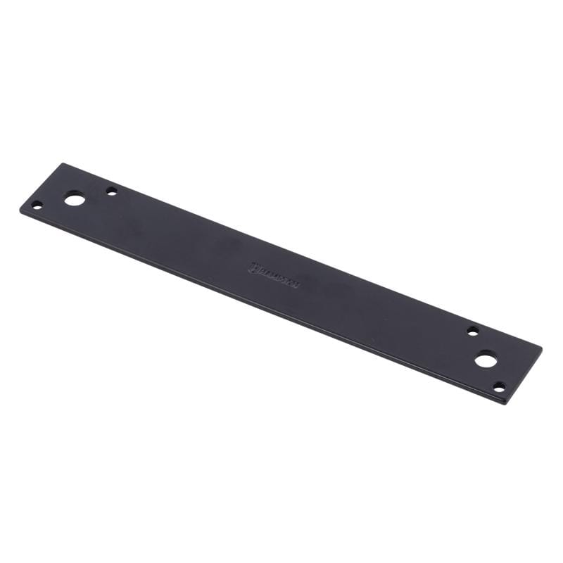 Hampton 02-3411-620 10 in. H X 1.5 in. W X 1/8 in. D Black Steel Strap Brace