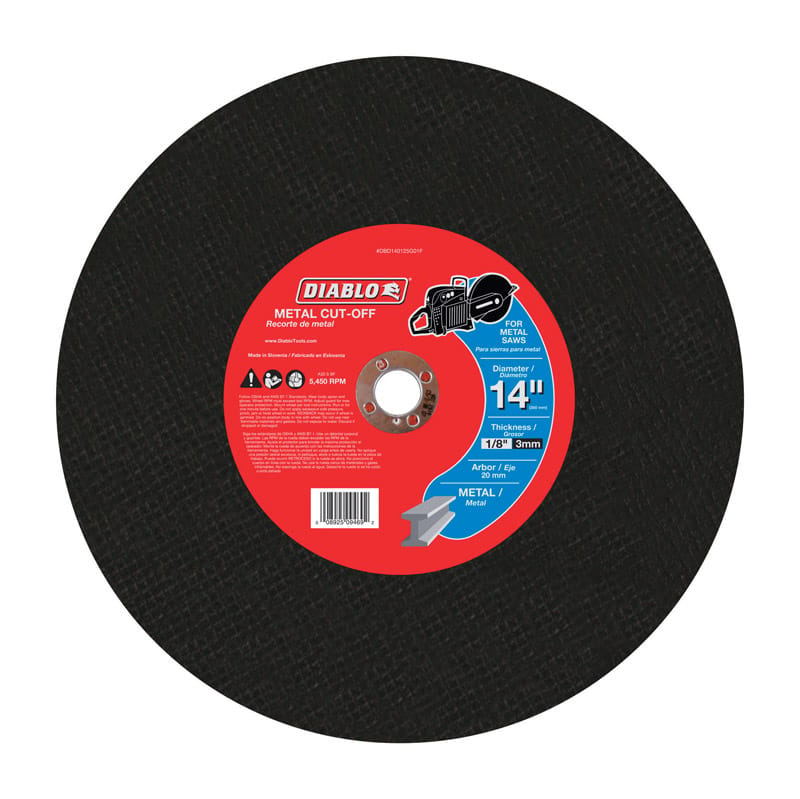 Diablo DBD140125G01F Metal Hs C/O Dsc 14" 20Mm