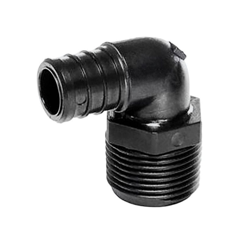 Flair-It 32809 Ecopoly 3/4 in. PEX Barb X 3/4 in. D PEX Barb Plastic Male Elbow
