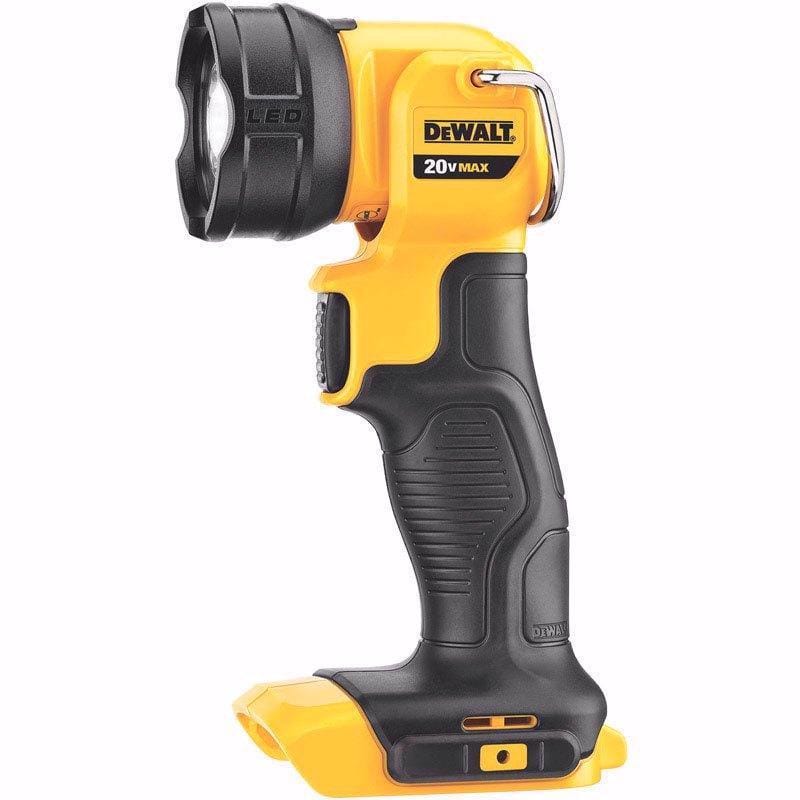 Dewalt DCL040 20V MAX 110 lm Black/Yellow LED Rechargeable Work Light Flashlight