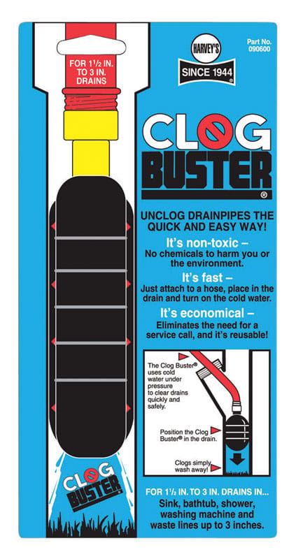 Clog Buster 90600 ClogBuster 0 ft. L Drain Unclogger