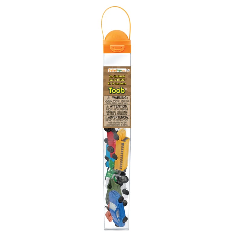 Safari LTD. 684904 Toobs On the Road Toy Multicolor 9 pc