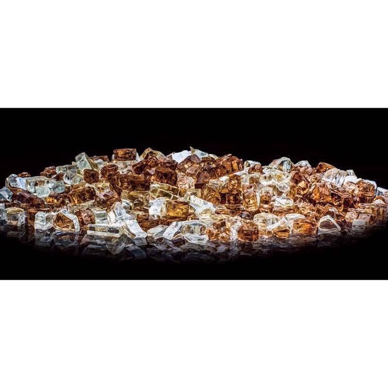 Bond 50725 Lava Stream Glass Fire Bowl Filler 8.66 in. H X 4.92 in. W X 5.12 in. D