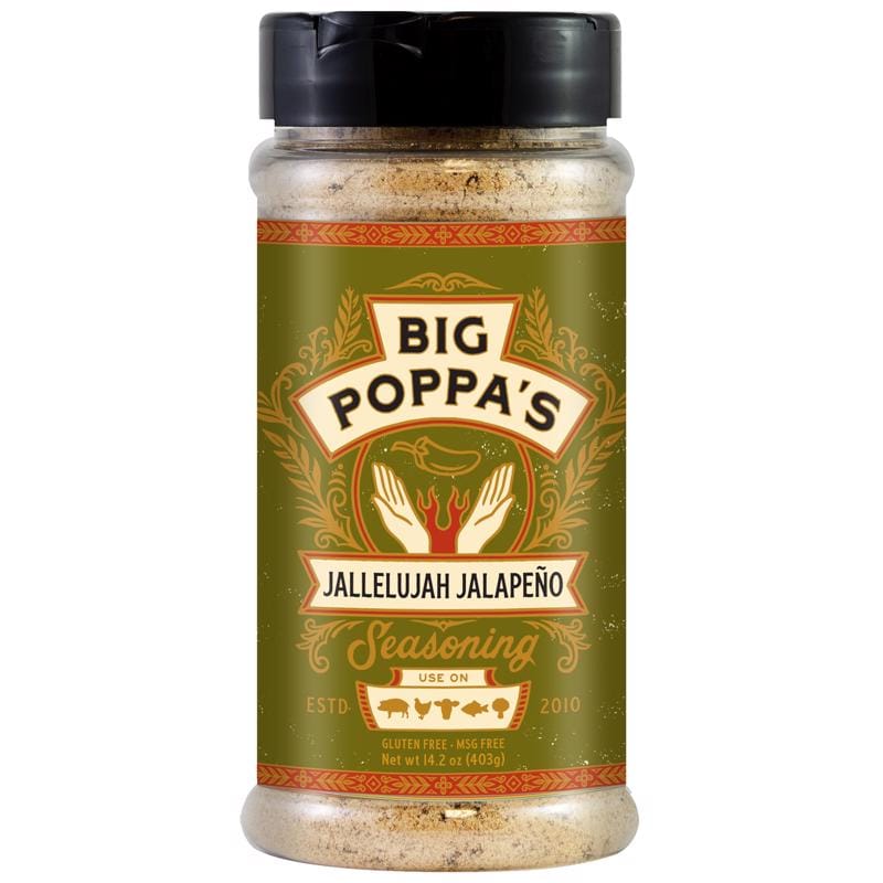 Big Poppa'S OW86155-C Jallelujah Jalapeno Bar-B-Q Rub/Seasoning 14.2 oz