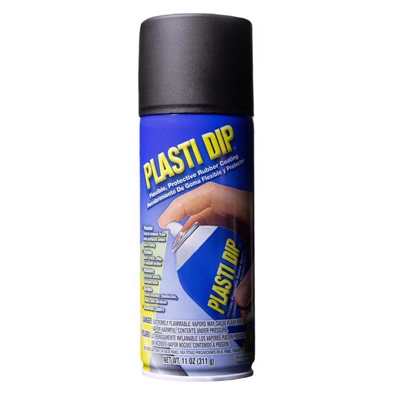 Plasti Dip 11203-6 Flat/Matte Black Multi-Purpose Rubber Coating 11 oz oz