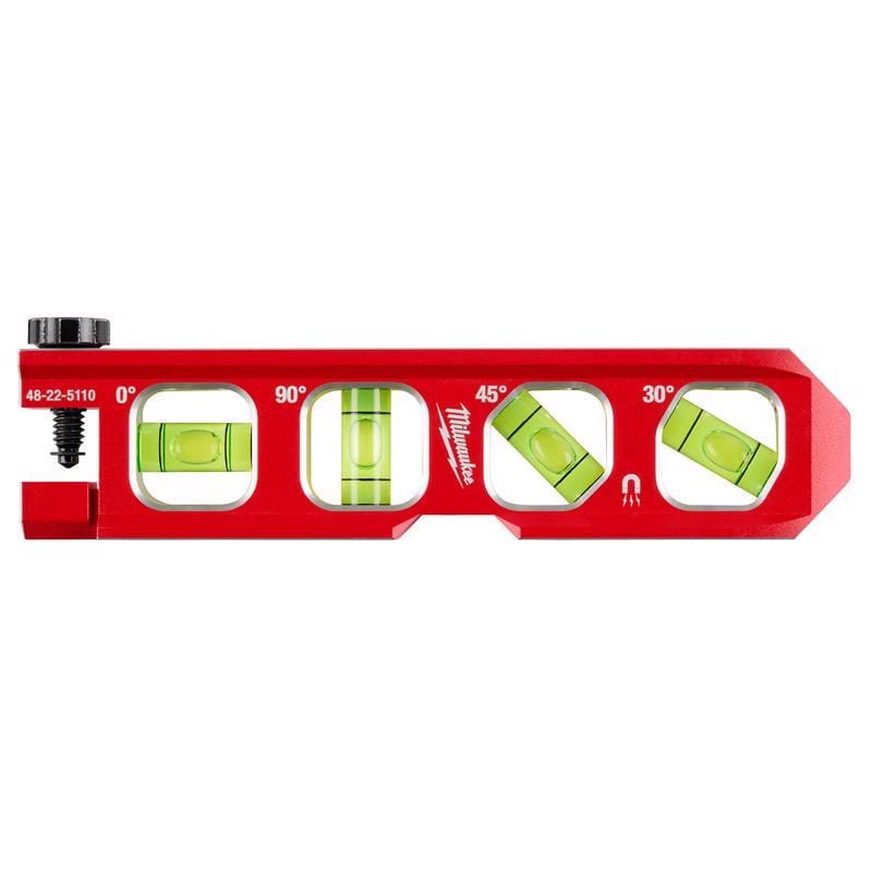 Milwaukee 48-22-5110 6.25 in. Aluminum Magnetic Torpedo Magnetic Level
