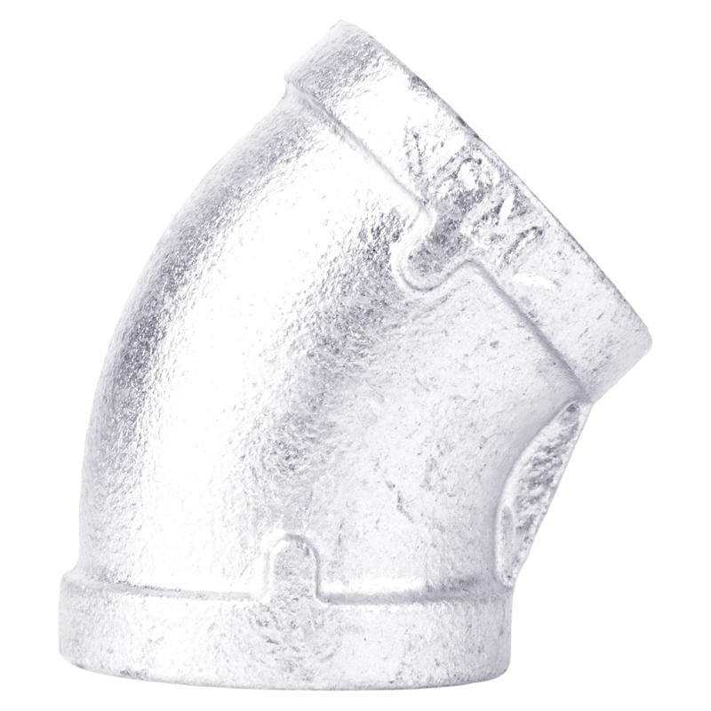 STZ Industries 311UE45-114 1-1/4 in. FIP each X 1-1/4 in. D FIP Galvanized Malleable Iron 45 Degree Elbow