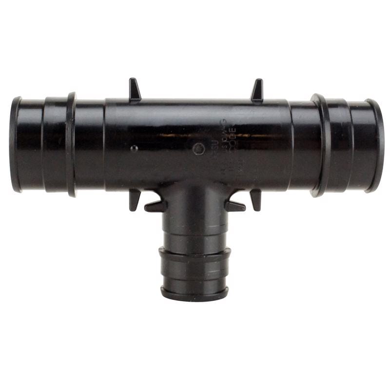 Apollo EPXPAT343412 3/4 in. Expansion PEX in to X 3/4 in. D Barb Poly Alloy Reducing Tee