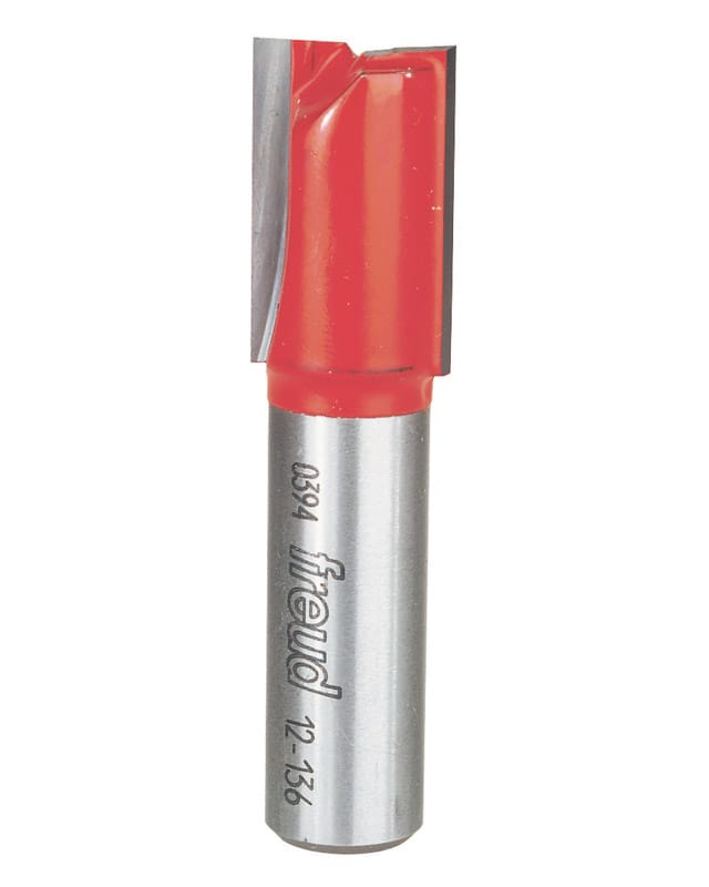 Freud 12-136 5/8 in. D X 2-1/2 in. L Carbide Double Flute Straight Router Bit