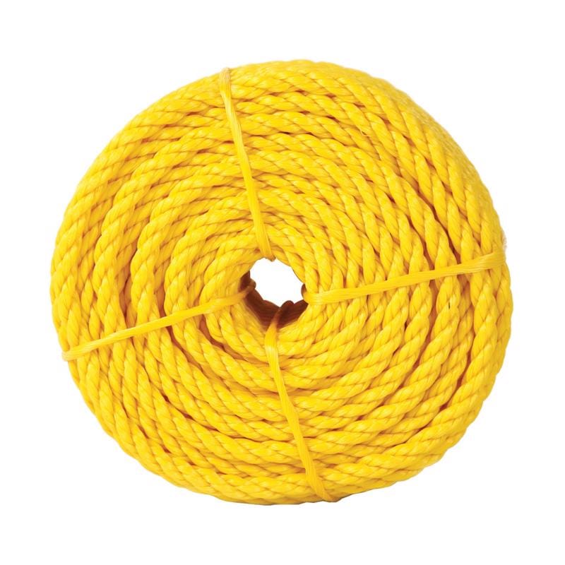 Koch Industries 5001636 1/2 in. D X 100 ft. L Yellow Twisted Polypropylene Rope