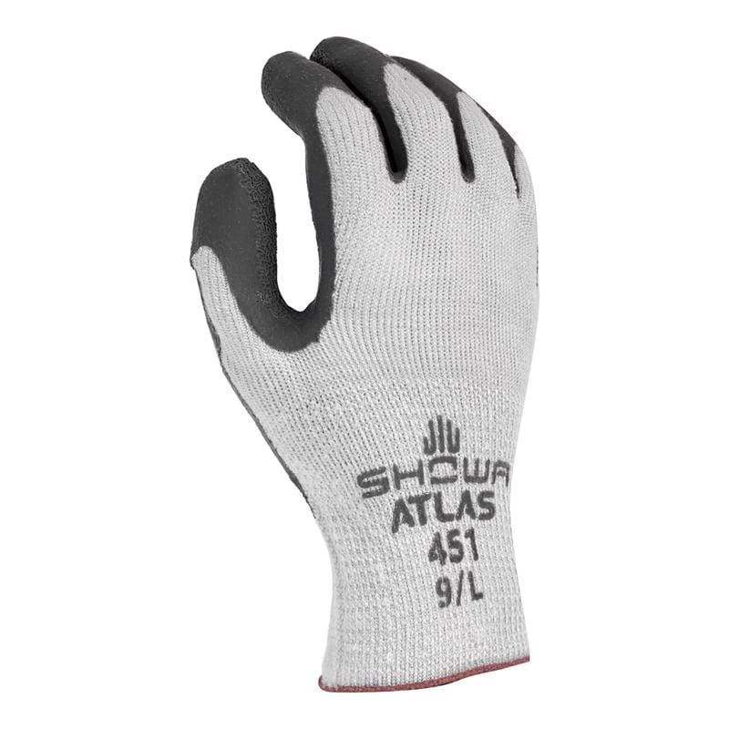 Showa 451S-07.RT ATLAS 451 Unisex Indoor/Outdoor Cold Weather Work Gloves Gray S 1 pair