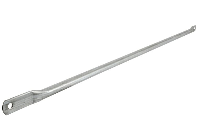 Metal Tech M-MGR5 Steel Silver Scaffolding Guard Rail 1 pk