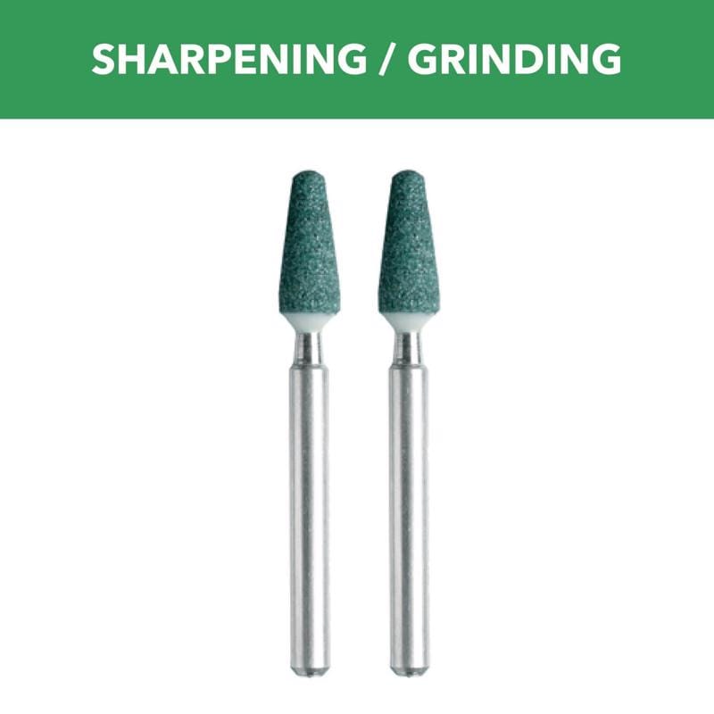 Dremel 84922 3/16 in. D X 0.5 in. L Silicon Carbide Grinding Stone Cone 35000 rpm 2 pc