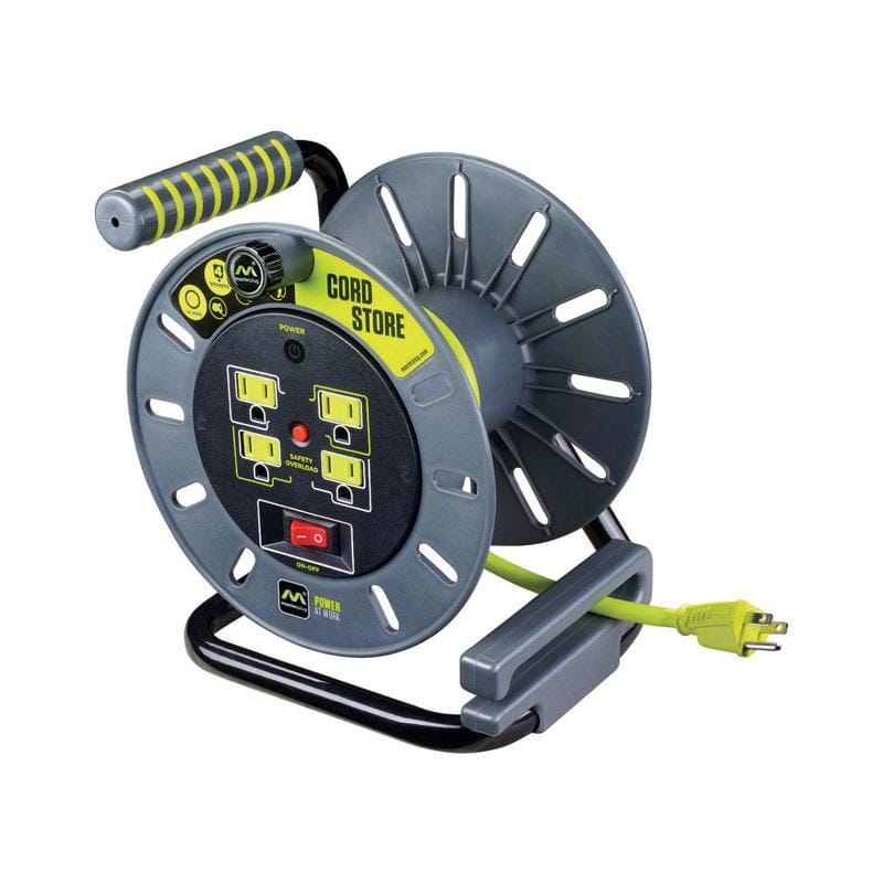 Masterplug OMA031114G4SL-A 3 ft. L PVC Cord Reel