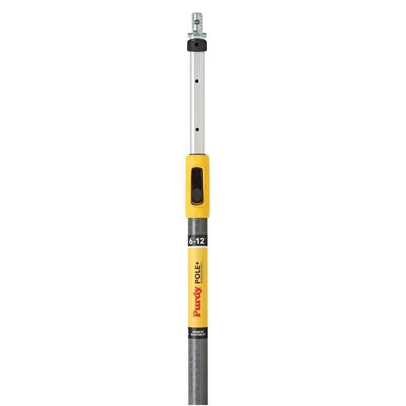 Purdy 14P240061 Pole+ Telescoping 6-12 ft. L X 1 in. D Fiberglass Extension Pole