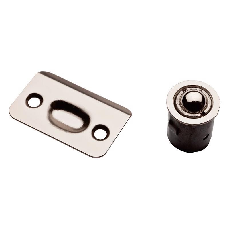National Hardware N830-107 Satin Nickel Steel Drive-In Ball Catch 5 in. 3 in. 1 pk