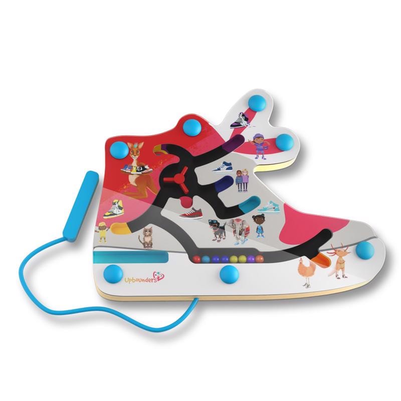Upbounders CLVKICKS-BUSYB Clever Kicks Color Matching Magnetic Maze Travel Toy