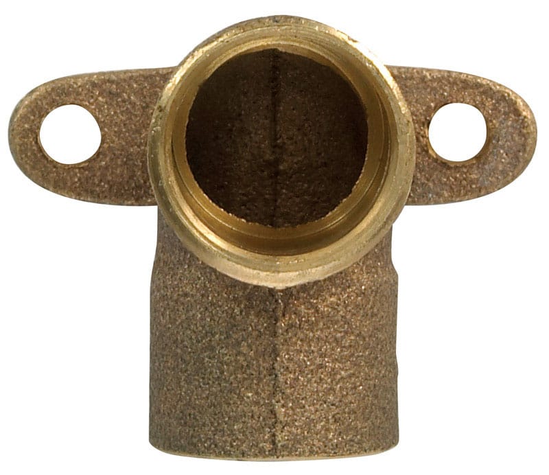 Nibco BF0240L 1/2 in. Sweat X 1/2 in. D Sweat Brass Drop Ear Elbow 1 pk