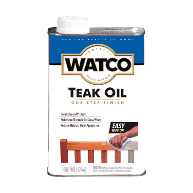 Watco 206347 Brown Semi-Transparent Oil-Based Teak Oil Finish 1 pt
