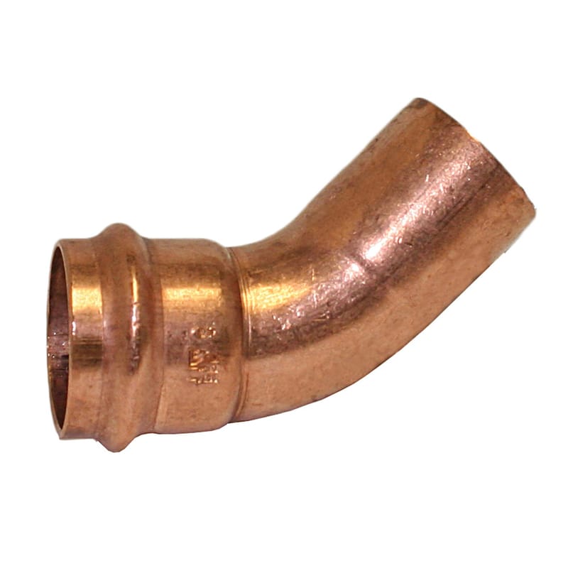 Nibco 9046300PCU 3/4 in. CTS X 3/4 in. D CTS Copper 45 Degree Street Elbow 1 pk