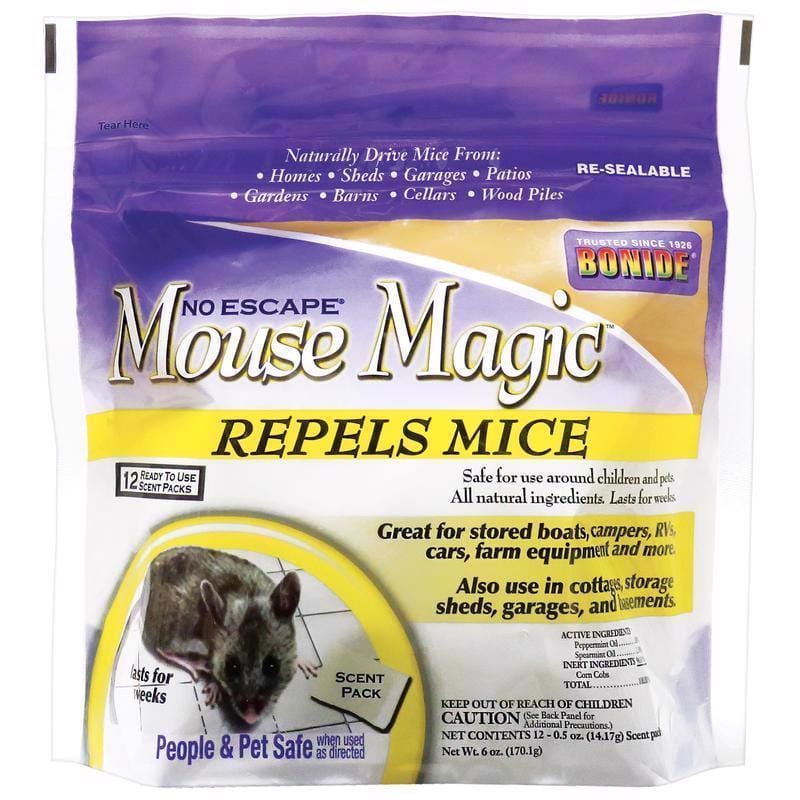 Bonide 866 Mouse Magic Animal Repellent Scent Pouch For Mice 12 pk