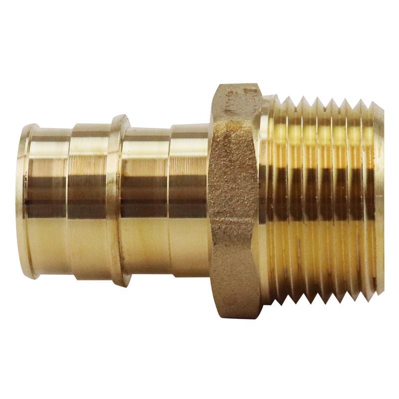 Apollo EPXMA3434 PEX-A 3/4 in. Expansion PEX in to X 3/4 in. D MNPT Brass Adapter
