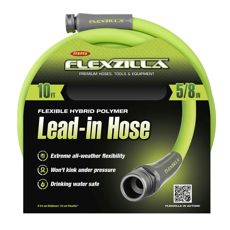 Legacy HFZG510YW Flexzilla 5/8 in. D X 10 ft. L Heavy Duty Premium Grade Garden Hose