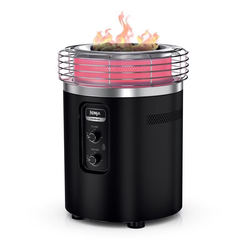 Ninja OF101BK Fireside360 21.8 in. W Stainless Steel Round Propane Fire Pit