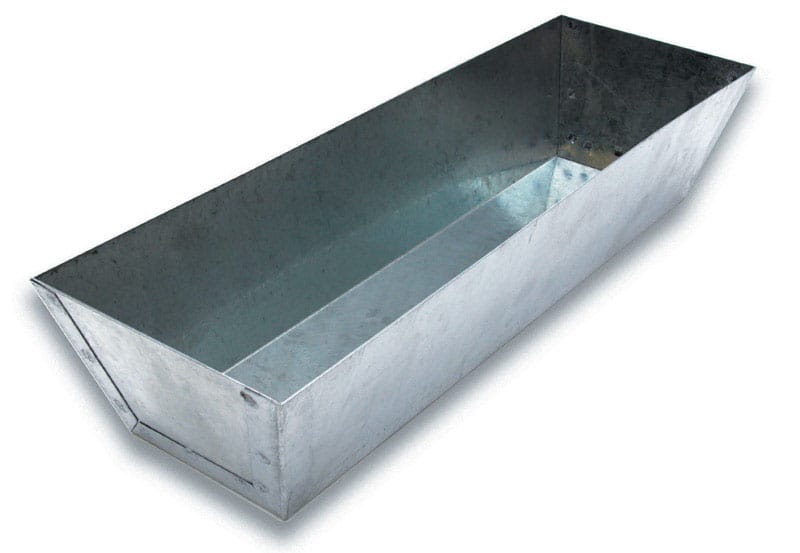 Marshalltown MP656 Galvanized Steel Mud Pan 2.81 in. H X 4.5 in. W X 12.8 in. L