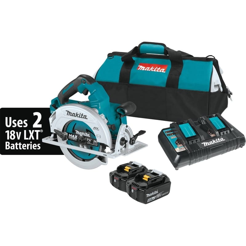 Makita XSH06PT 36V 7-1/4 in. Cordless Brushless Circular Saw Kit (Battery)