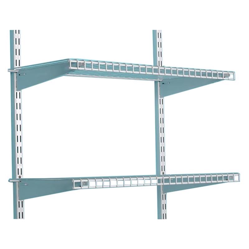 Rubbermaid FG3H9103WHT Configurations 26.9 in. H X 12.4 in. W X 1.5 in. L Steel Stacking Add-On Kit