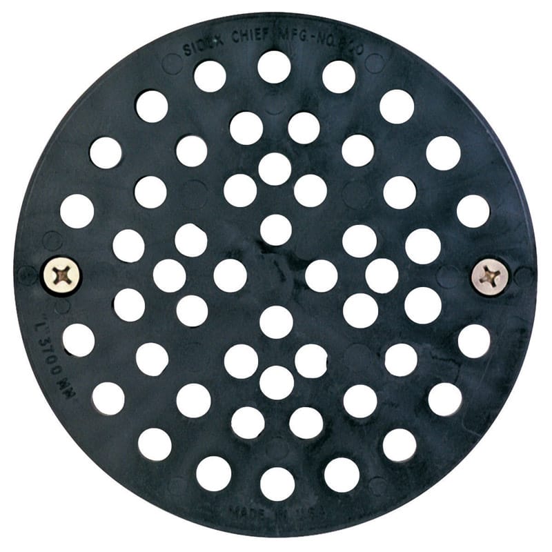 Sioux Chief 801-APK 6-3/4 in. Natural Black Round Polypropylene Floor Drain Strainer
