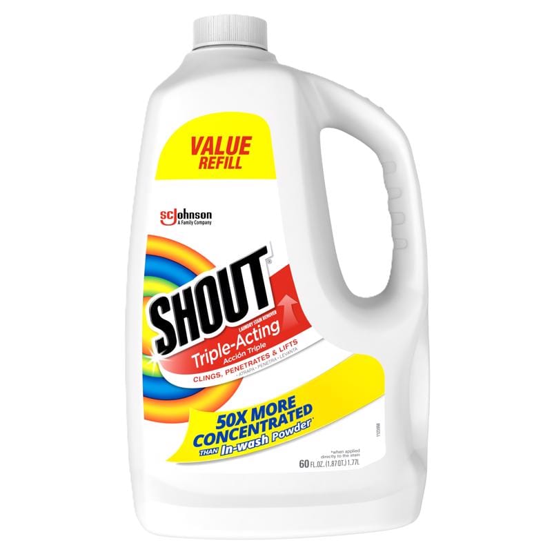 Shout 02274 Original Scent Stain Remover Liquid 60 fl. oz. 1 pk