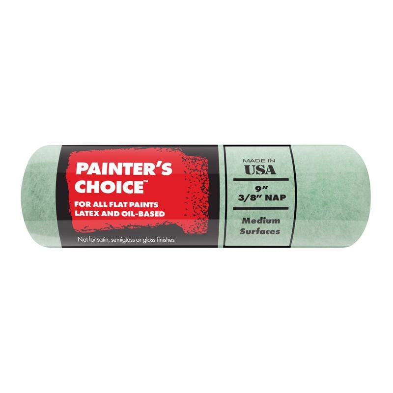 Wooster R337-9 Painter's Choice Fabric 9 in. W X 3/8 in. Paint Roller Cover 1 pk