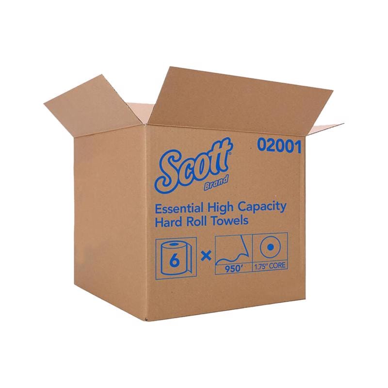 Scott 02001 Essential Hard Roll Towels 1 ply 6 pk