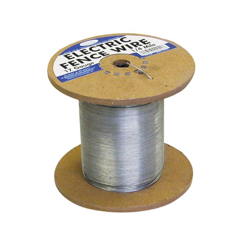 Farmgard 317754A 5.71 in. H X 1320 ft. L Steel Electric Wire Silver