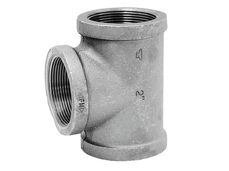 Anvil 8700120507 3/4 in. FPT X 3/4 in. D FPT 3/4 in. D FPT Black Malleable Iron Tee