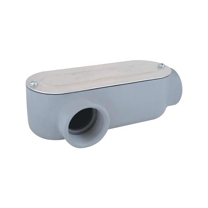 Sigma Engineered Solutions 02-55641LR ProConnex 1/2 in. D Die-Cast Aluminum Conduit Body For Rigid 1 pk